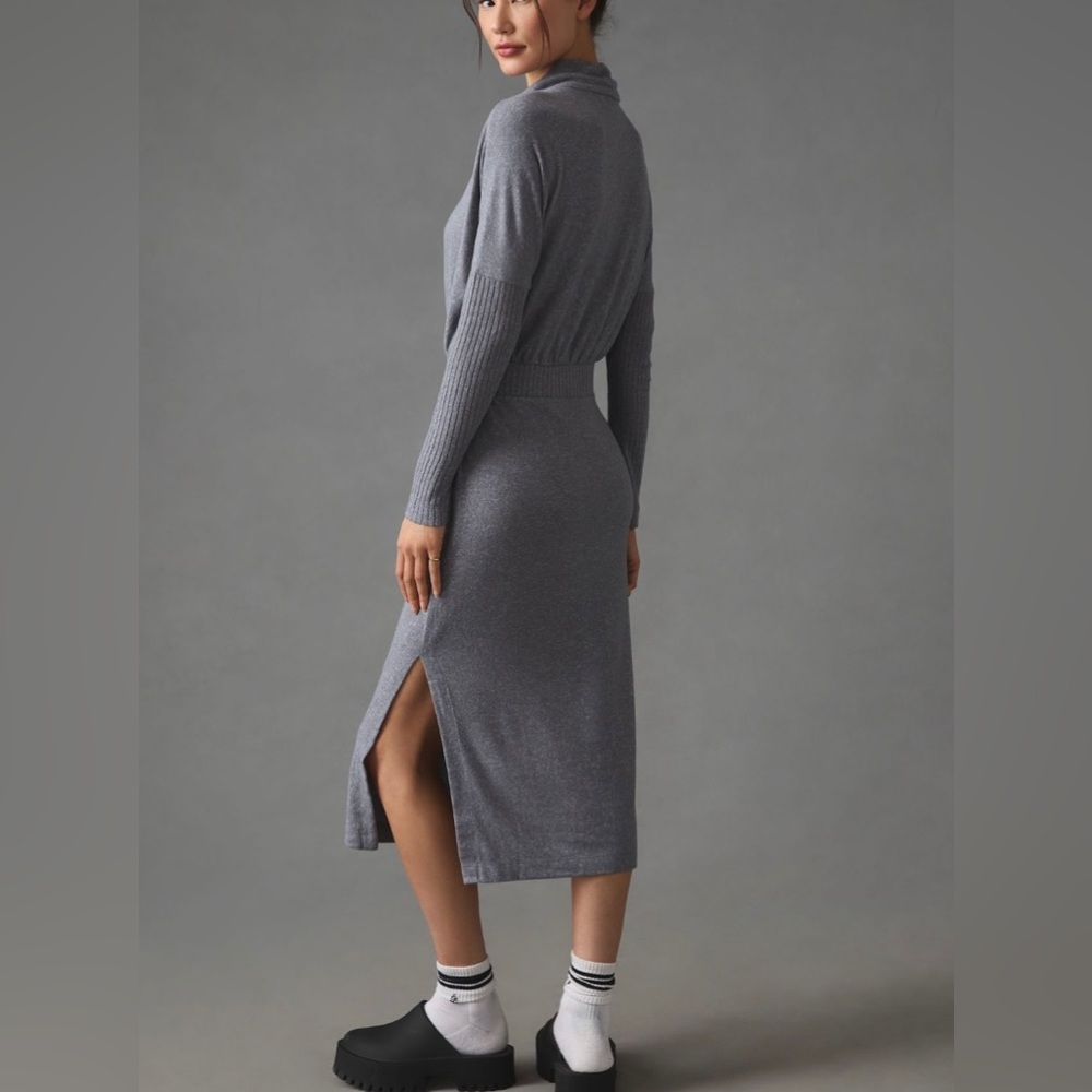 Daily Practice by Anthropologie Draped Cowl Neck Maxi Dress - Picture 4 of 6